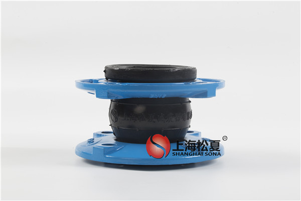 DN65球墨法兰耐高压橡胶软接头150磅高清实拍图