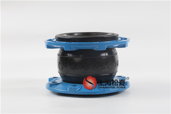 DN125球墨法兰EPDM材质橡胶接头适用耐高温/弱酸弱碱高清实拍图
